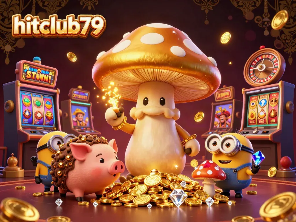 Experience thrilling wins at hitclub79 with golden mushroom wizard and sparkling jackpots.
