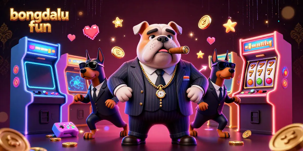 Experience live action with bongdalu fun featuring a mafia boss bulldog and gambling elements.