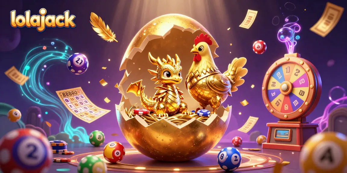 Experience thrilling gameplay at lolajack with golden dragons, chips, and dynamic casino elements!